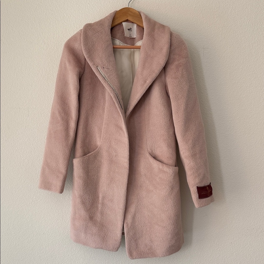 Aritzia Wilfred Alpaca Wool Women's Pink Coat